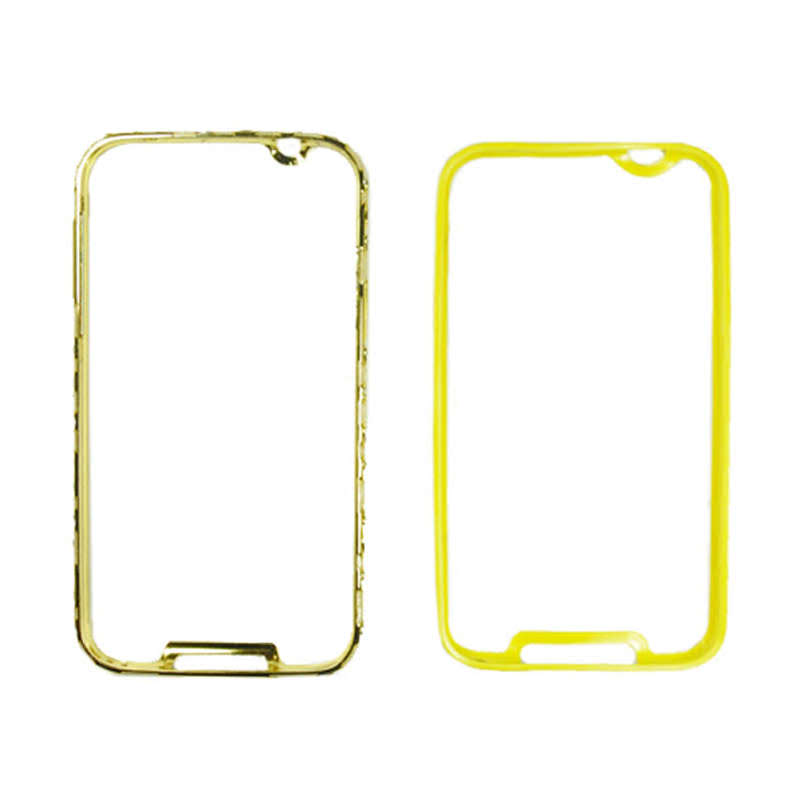 Metal bumper with TPU protection for Samsung Galaxy S5 - Gold Frame