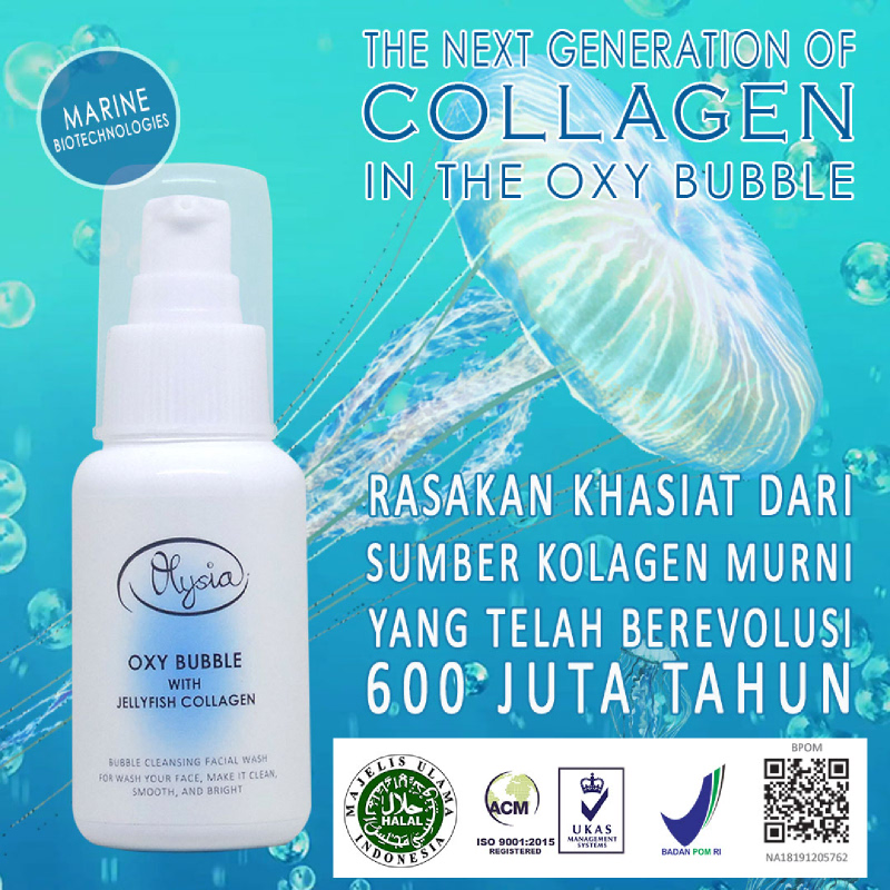 Olysia Jellyfish Collagen Oxy Bubble Cleanser