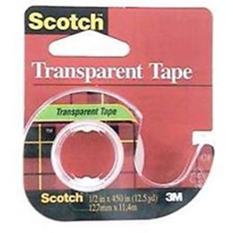 Scotch Cat 144SS Transparant Tape 1-2X33 3M 144EA-CV