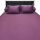 Sleep Buddy Set Sprei dan Bed Cover Dark Purple Plain Cotton Sateen 200x200x30