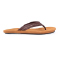 Brown Faux Leather Sandals 001