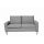JYSK Sofa 2Seater Burkal 145X74X79Cm Grey