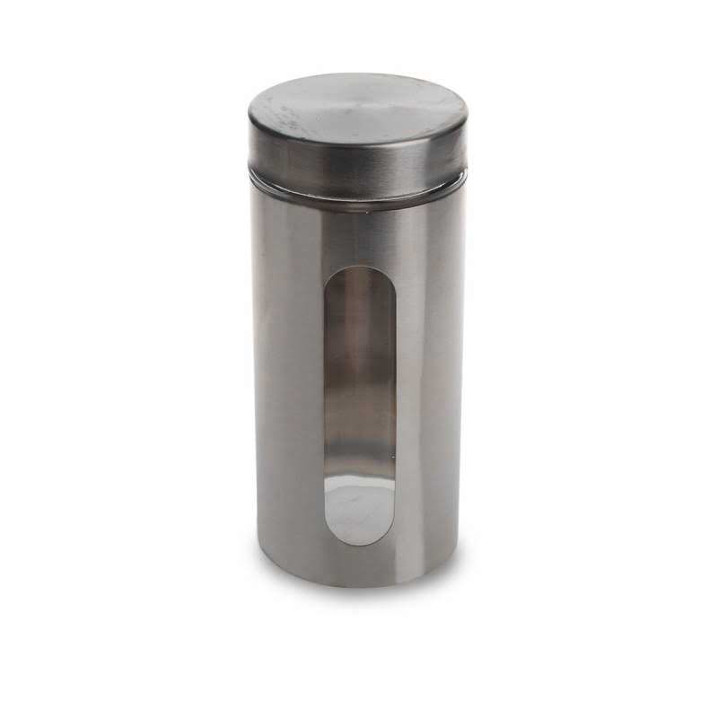 JYSK Glass Seal Jar 16515C3 D9Xh23Cm Silver