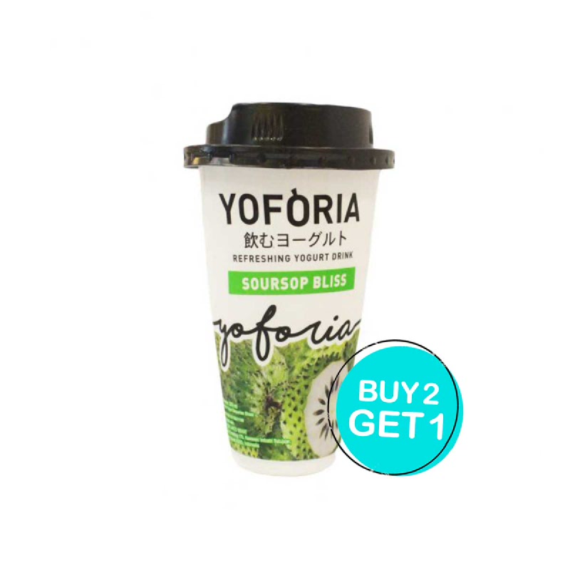 Yoforia Soursop Bliss Botol 200 Ml (Buy 2 Get 1)