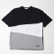 [BJ2651]Triple Coloration Bunddo Short Sleeve T-shirt - Navy