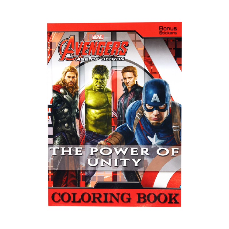Avengers Age Of Ultron-The Power Of Unity Coloring Book