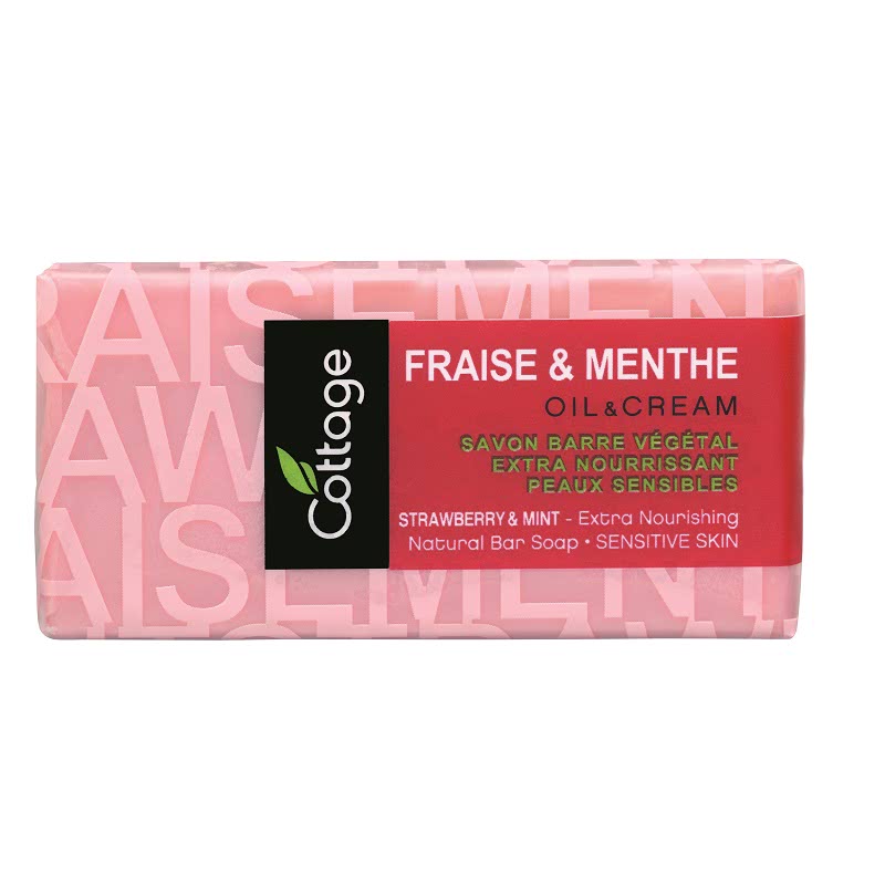 Strawberry & Mint - Extra Nourish Natural Bar Soap