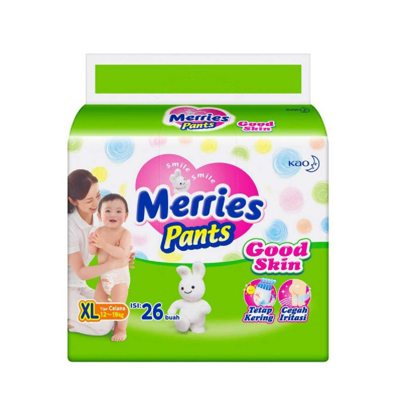 Merries Diaper Pants Good Skin XL 26S