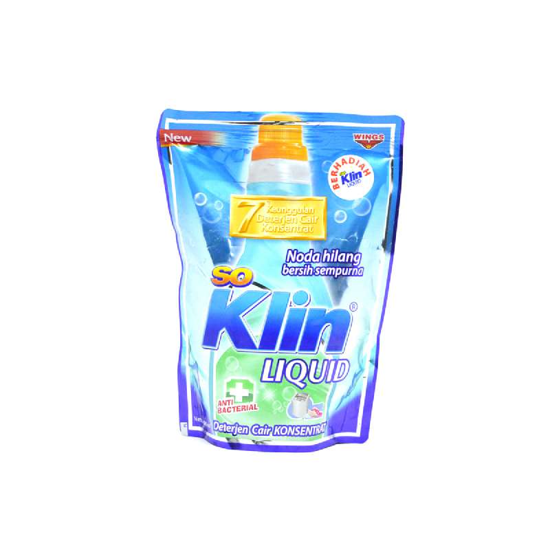 So Klin Detergen Cair Anti Bakteri Pouch 400 Ml