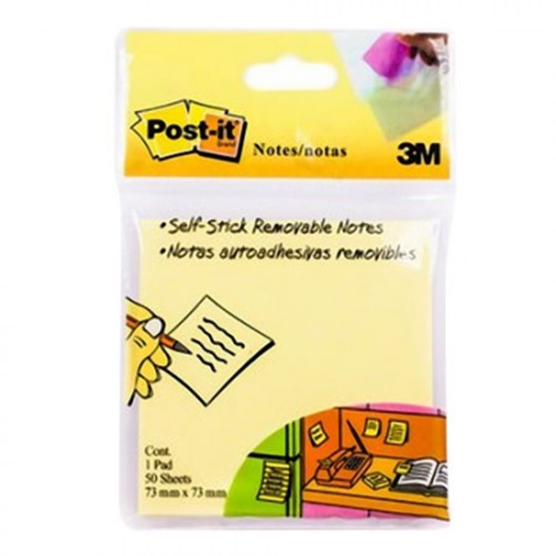 Post-It 654 HB Notes Yellow 3x3 48 PK CV