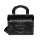 Christian Dior Small Lady D My ABC Bag Cannage Calfskin with Diamond Motif Black