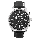 Alexandre Christie AC 6550 MC LSSBA Nanoceram Chronograph Black Dial Black Leather Strap