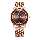 Alexandre Christie Passion AC 2908 LDBRGBO Ladies Brown Dial Rose Gold Mesh Stainless Steel Strap