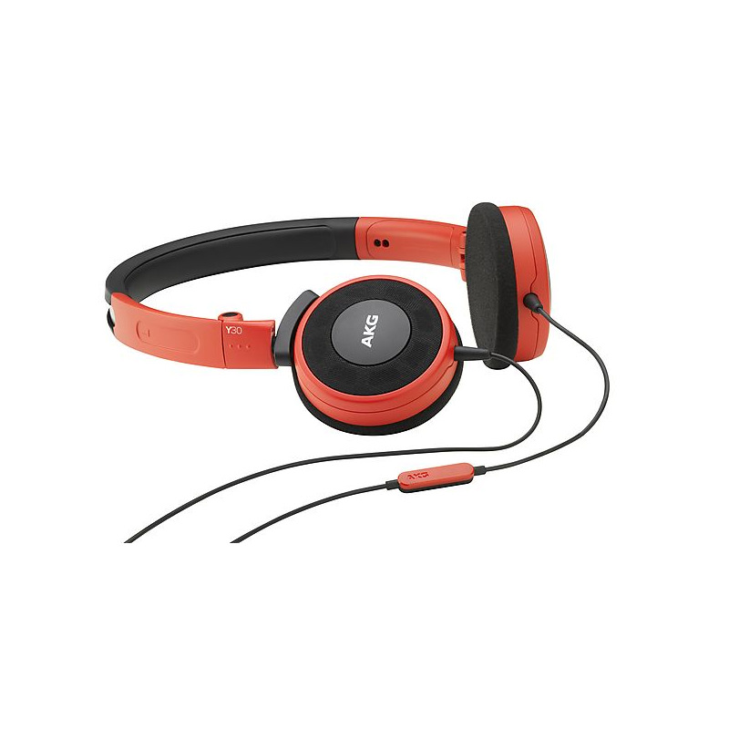 AKG Y30 On-Ear Headphones - Red