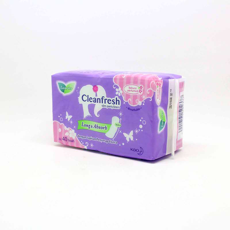 LAURIER PANTYLINER SAFETY  FIT PARFUM 40S