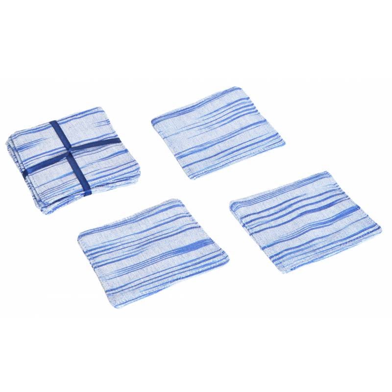 JYSK Coaster Blyant 10X10Cm Blue 4 Pcs