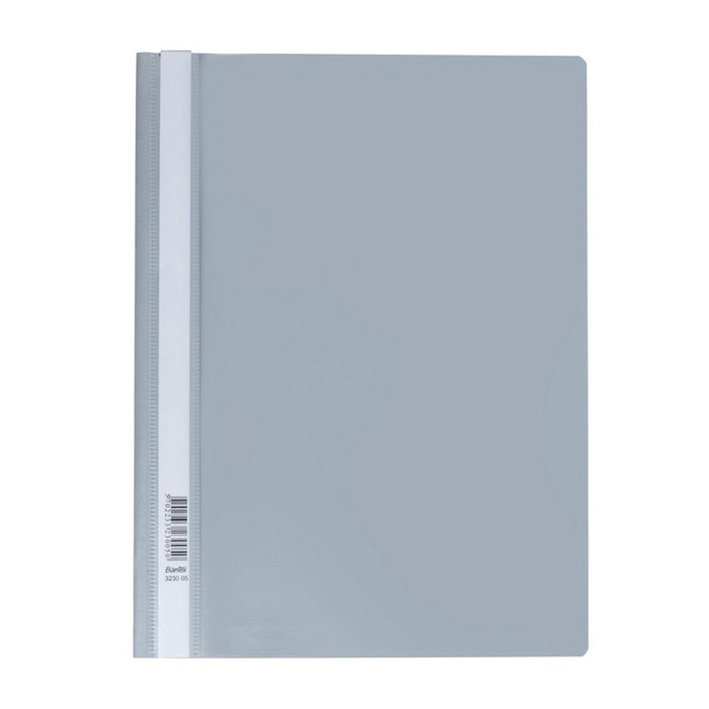Bantex Quotation Folders with Coloured Back Cover A4 Grey-3230 05