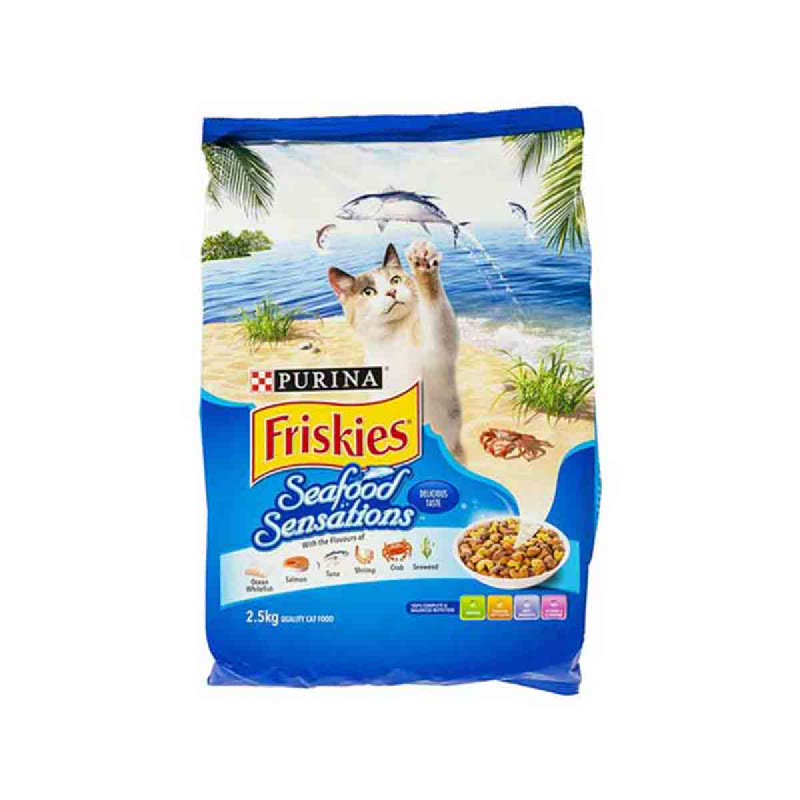 Friskies Makanan Kucing Seafood Sensations Trexx 450 Gr 