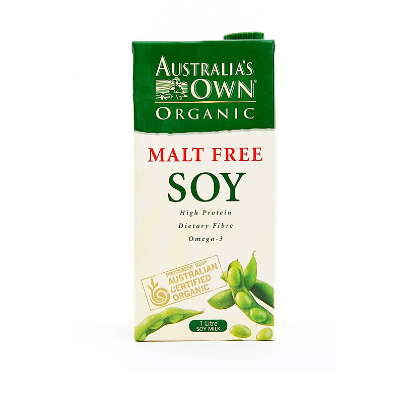 Aust Own Soy Milk Malt Fre 1 L