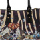 Reddington Hand Bag DB-08 Multicolor Black