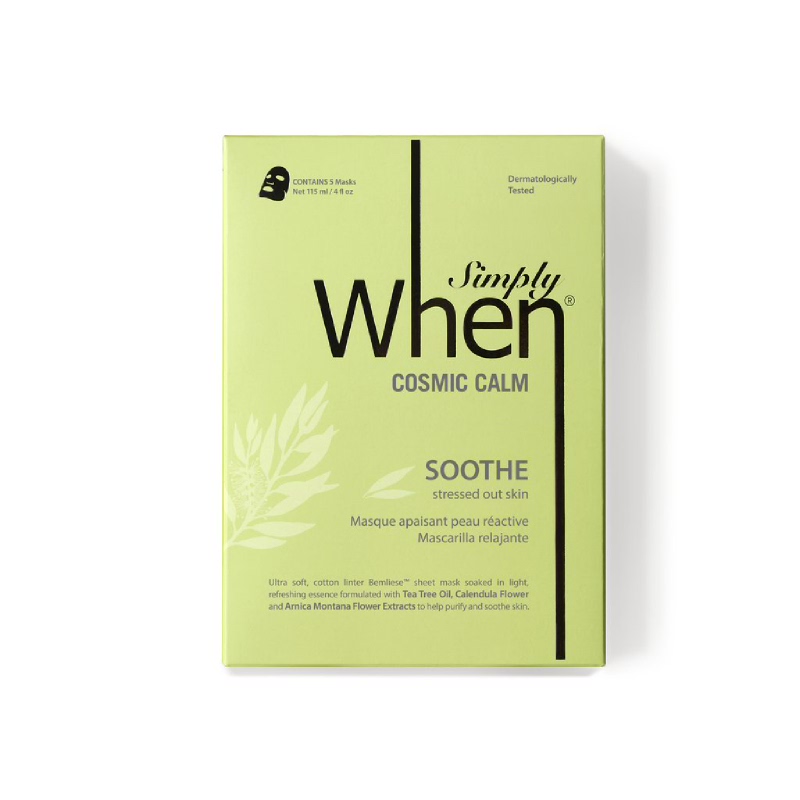 When Simply When Cosmic Calm Soothing Bemliese Sheet Mask 5 pcs