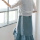 Linen Sleeveless Dress JOP009 SKY BLUE