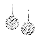 Anting Fossil Anting JF02668040 Silver Plated Vintage Glitz Silver