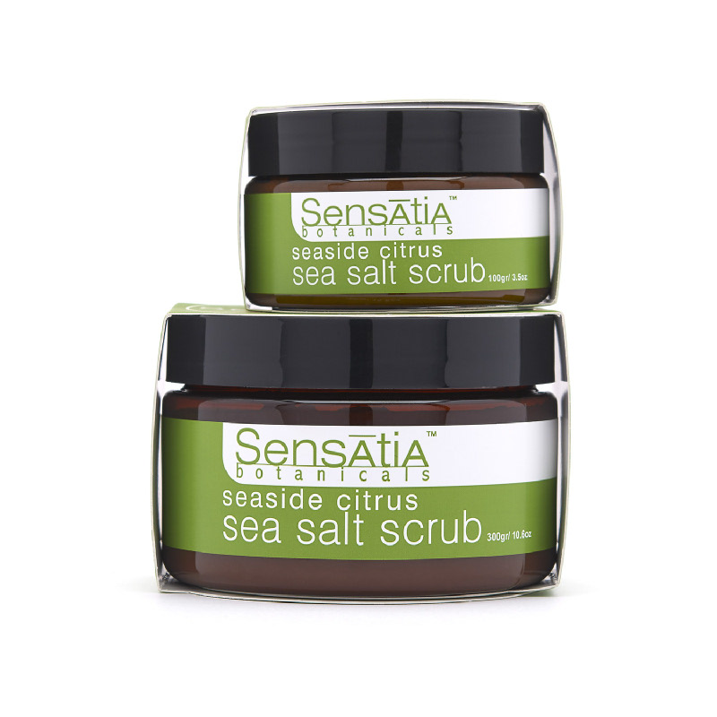 seaside citrus sea salt body scrub - 100gr