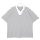 Black Swan Open Collar T-shirt - Gray